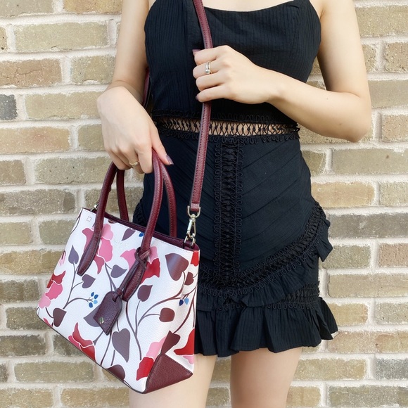 Kate Spade nouveau bloom top zip satchel - Picture 3 of 11